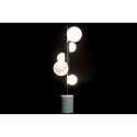 Lampa stołowa DKD Home Decor Biały Srebrzysty Szkło Marmur 220 V 15 x 15 x 68 cm