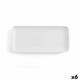 Półmisek Kuchenny Ariane Vital Coupe Prostokątny Ceramika Biały (36 x 16,5 cm) (6 Sztuk)
