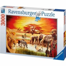 Układanka puzzle Ravensburger Massai Pride (3000 Części)