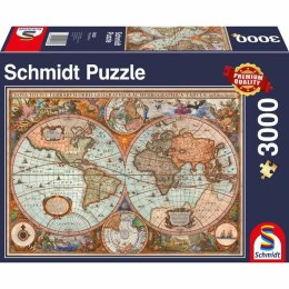Układanka puzzle Schmidt Spiele Ancient World Map (3000 Części)