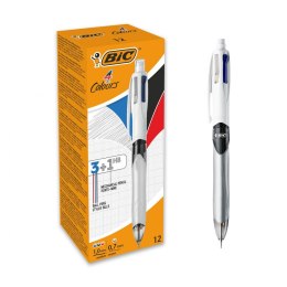 Pióro Bic 4Colours 3 kolorów Ołówek mechaniczny 0,4 mm (12 Sztuk)