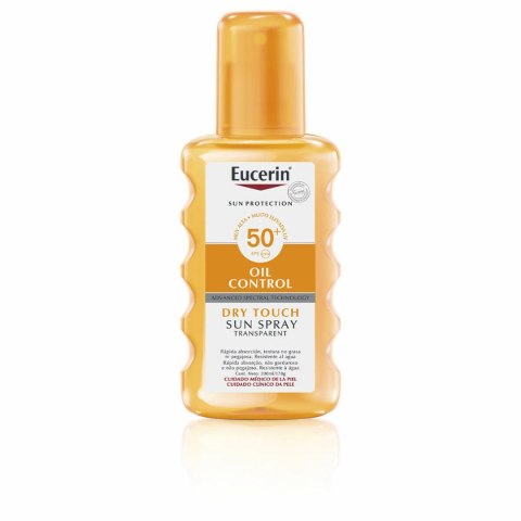 Spray z filtrem do opalania Eucerin Przezroczysty SPF 50 (200 ml)