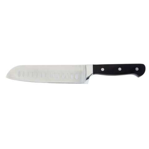 Nóż Santoku Quid Professional Inox Chef Black Czarny Metal (Pack 6x)
