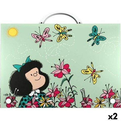 Zasuwana na dokumenty Mafalda Spring Wielokolorowy A4 (2 Sztuk)
