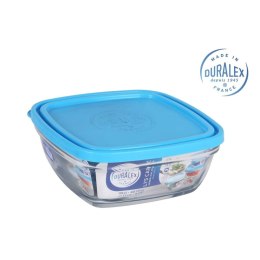 Hermetyczne pudełko na lunch Duralex Freshbox Niebieski Kwadratowy (17 x 17 x 7 cm) (1,15 L)