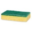 Zestaw czyścików Żółty Kolor Zielony Celulóza Włókno ścierne 10,5 X 6,7 X 2,5 cm