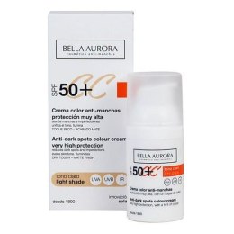 Krem Przeciw Przebarwieniom CC Cream Bella Aurora Jasny Odcień Spf 50 (30 ml)