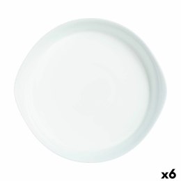 Półmisek Kuchenny Luminarc Smart Cuisine Okrągła Biały Szkło Ø 28 cm (6 Sztuk)