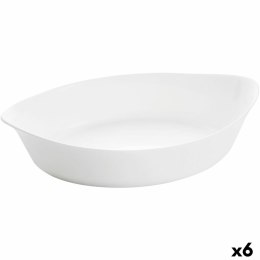 Półmisek Kuchenny Luminarc Smart Cuisine Owalne Biały Szkło 28 x 17 cm (6 Sztuk)