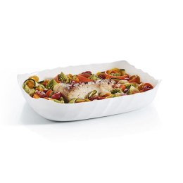 Półmisek Kuchenny Luminarc Smart Cuisine Prostokątny Biały Szkło 29 x 30 cm (6 Sztuk)