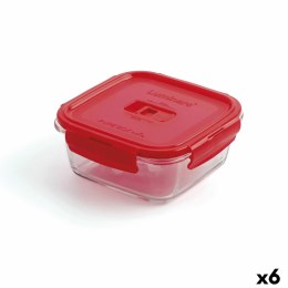 Hermetyczne pudełko na lunch Luminarc Pure Box 760 ml Czerwony Szkło (6 Sztuk)