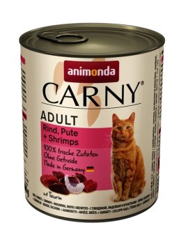 ANIMONDA Carny Adult smak: wołowina, indyk i krewetki 800g
