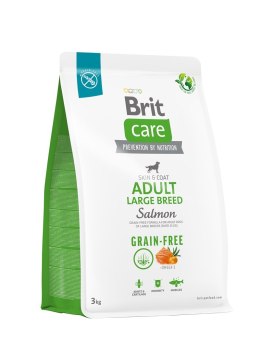 BRIT Care Grain-Free Adult Salmon Large Breed - sucha karma dla psa - 3 kg