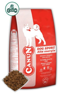 Canun Dog Sport 20 kg 40% mięsa z wołowina karma dla psów energicznych i sportowych