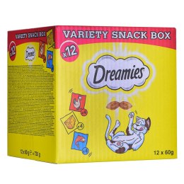 DREAMIES Variety Snack Box - przysmak dla kota - 12x60 g