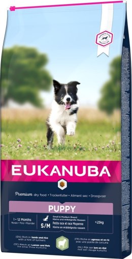 EUKANUBA Puppy&Junior Small/Medium Lamb&Rice 14kg