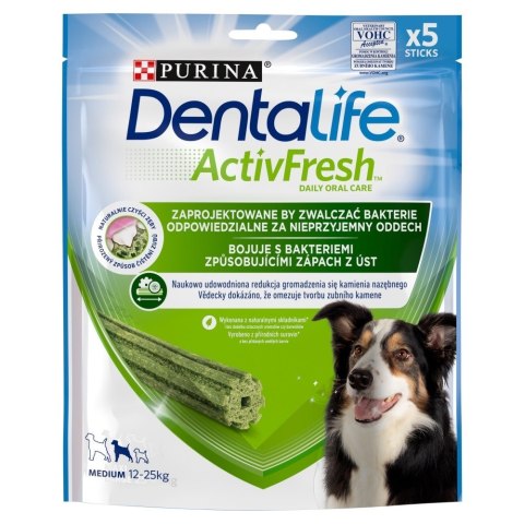 PURINA Dentalife Active Fresh Medium - przekąska dentystyczna dla psa - 115 g