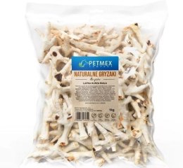 PETMEX Łapka kurza biała - gryzak dla psa -1000g