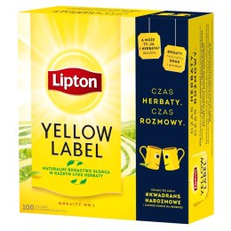 LIPTON Yellow Label Herbata Czarna 100T