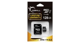 Karta pamięci z adapterem G.SKILL FF-TSDXC128GA-U1 (128GB; Class 10; Adapter, Karta pamięci)