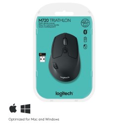 Mysz Logitech M720 TRIATHLON 910-004791 (optyczna; 1000 DPI; kolor czarny)