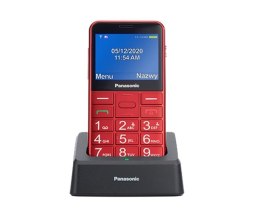 Telefon komórkowy Panasonic KX-TU155EXR Czerwony