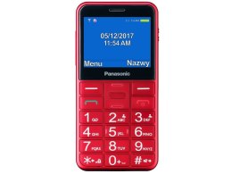 Telefon komórkowy Panasonic KX-TU155EXR Czerwony