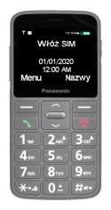 Telefon komórkowy Panasonic KX-TU160EXG Szary