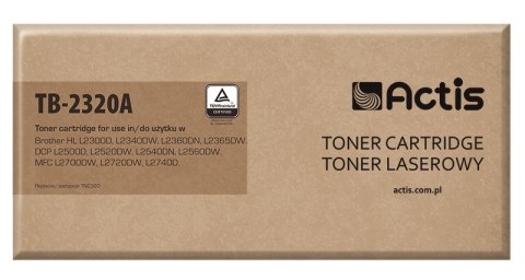 Actis TB-2320A Toner (zamiennik Brother TN-2320, TN2320; Standard; 2600 stron; czarny)