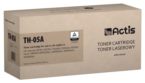 Actis TH-05A Toner (zamiennik HP 05A CE505A, Canon CRG-719; Standard; 2300 stron; czarny)