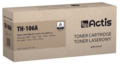 Actis TH-106A Toner (zamiennik HP W1106A; Standard; 1000 ston; czarny)