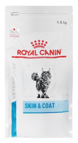 ROYAL CANIN Skin & Coat - sucha karma dla młodych i dorosłych kotów po sterylizacji - 1,5kg