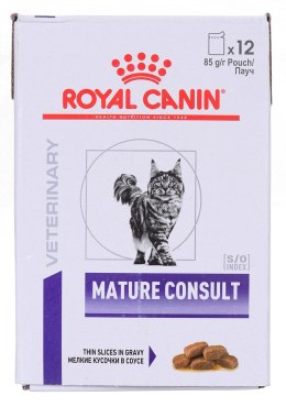 ROYAL CANIN Veterinary Care Mature Consult - mokra karma dla kota powyżej 7 roku życia - 12x85 g