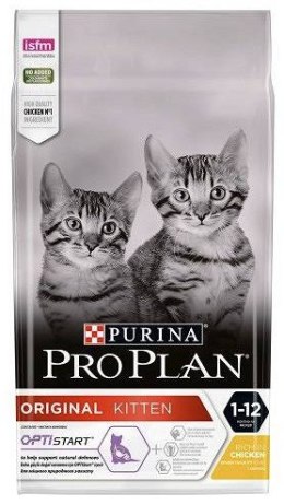 PURINA Pro Plan Original Kitten - sucha karma dla kociąt oraz karmiących i ciężarnych kotek - 1,5 kg