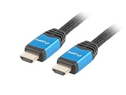 Kabel Lanberg Premium CA-HDMI-20CU-0010-BL (HDMI M - HDMI M; 1m; kolor czarny)