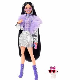 Lalka Barbie Extra Purple Fur