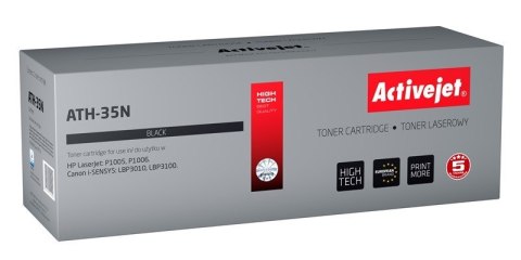 Activejet ATH-35N Toner (zamiennik HP 35A CB435A, Canon CRG-712; Supreme; 1500 stron; czarny)