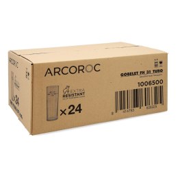 Zestaw kieliszków Arcoroc rura Przezroczysty Szkło 300 ml (24 Sztuk)