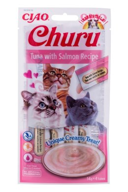 Przysmak CHURU Tuńczyk z łososiem dla kota 4x14g