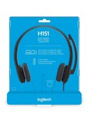 Słuchawki Logitech H151 (kolor czarny)