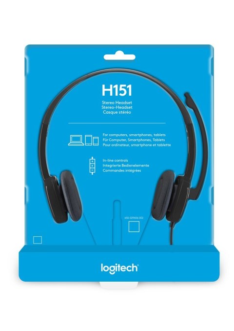 Słuchawki Logitech H151 (kolor czarny)