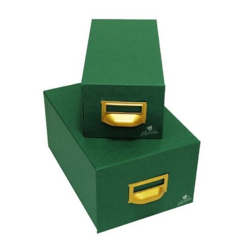 Segregator wielokrotnego wypełniania Mariola GELTEX Kolor Zielony Karton 12,5 x 9,5 x 25 cm