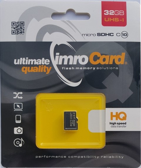 Karta pamięci IMRO 10/32G UHS-I (32GB; Class U1; Karta pamięci)