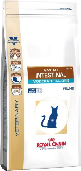 ROYAL CANIN Intestinal Gastro Moderate Calorie Cat - sucha karma dla kota - 2 kg
