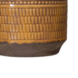 Wazon 18 x 18 x 32,5 cm Ceramika Musztarda