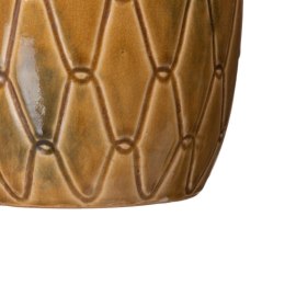 Wazon Ceramika 17 x 17 x 35 cm Musztarda