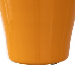 Wazon Ceramika 18 x 18 x 32 cm Żółty