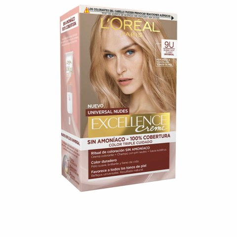 Trwała Koloryzacja L'Oreal Make Up Excellence Nº 9U Bardzo Jasny Blond