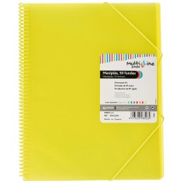 Folder organizacyjny Grafoplas Maxiplás Żółty A4