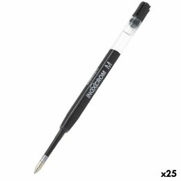 Wkład do długopisu Inoxcrom M Czarny 1 mm (25 Sztuk)